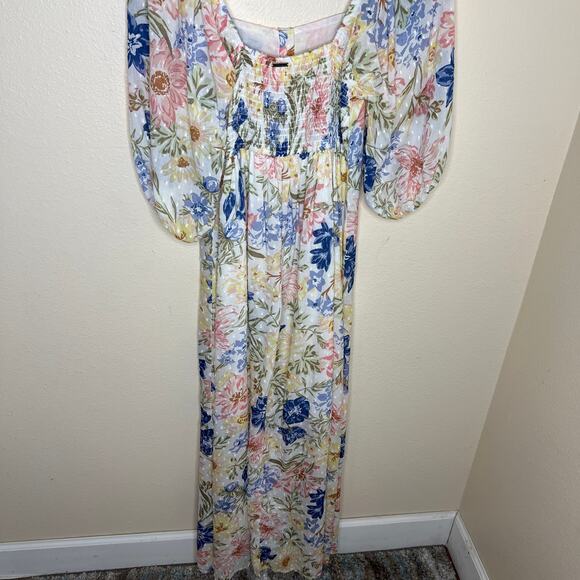 Billabong Floral Dreamer Maxi Dress Medium - Picture 7 of 14